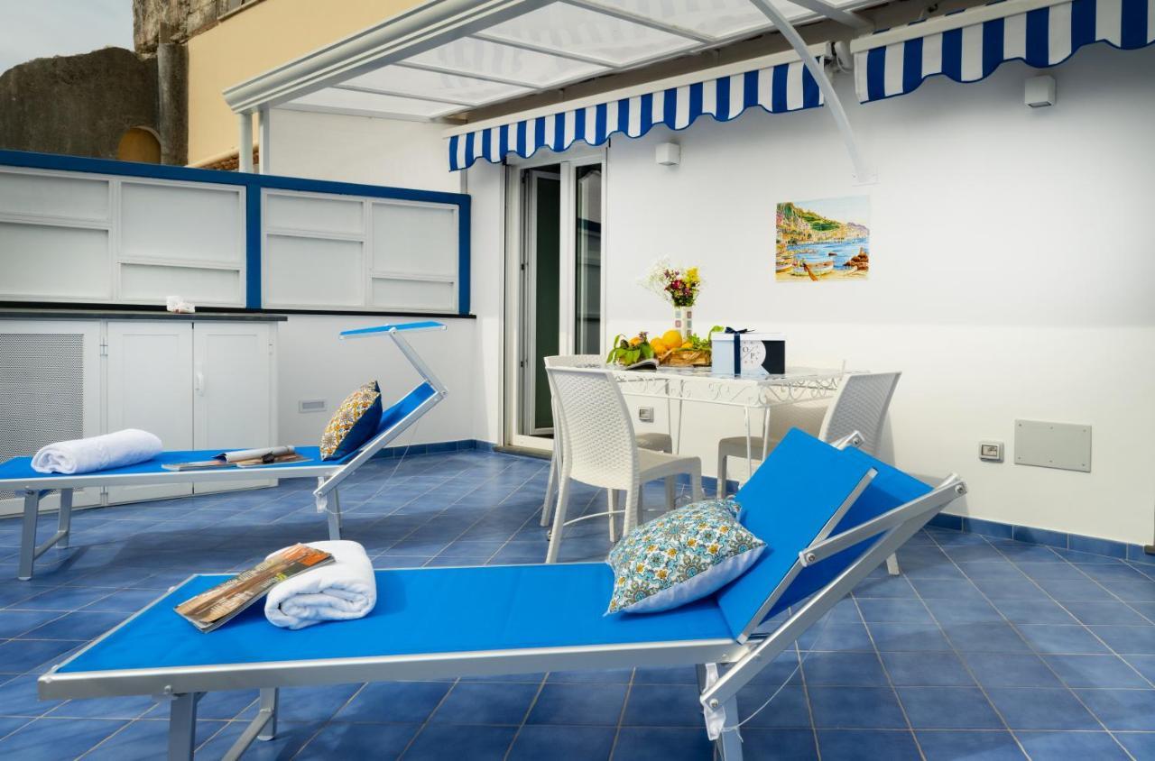 Grecale - Amazing Apartment With Patio And Sea View Maiori Zewnętrze zdjęcie